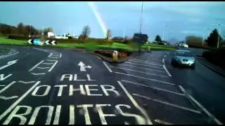 Beautiful rainbow in Coleraine Northern Ireland