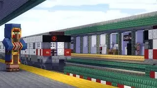 Minecraft NYC 7 Train Subway 33rd St Animation