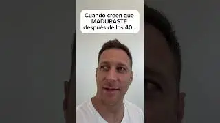 Maduro yo? #madurar #adulto #40 #mature #miami #divertido #risas