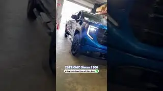 2023 GMC Sierra 1500 with Aries Stainless Round Side Bars
