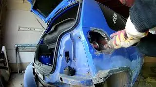А ТЫ БЫ КАК СДЕЛАЛ? SEAT Arosa. Сгнила ниша под лючок бензобака. Реставрация. Часть-4