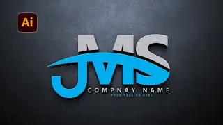 Illustrator Logo Design Tutorial: Typography logo design in Illustrator | Mockup logo design