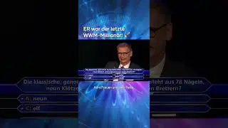 Do you remember Ronald Tenholte? ✨He was the last person to win €1 million 