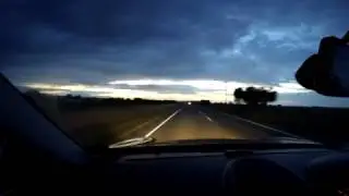 Dashcam: Bugs splatting on our windshield