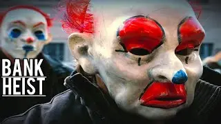 Bank robbery scene - The Dark knights 2008 - #thedarkknight #joker #bankheist #viralvideo