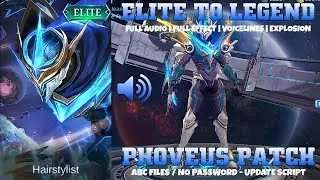 Gusion Elite To Legends Script | True Audio, Voiceline| ABC File By ArthurTzy | Mobile Legends