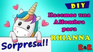 Hacemos una Alfombra de UNICORNIO para la habitación de Rhianna