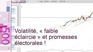 Volatilité, « faible éclaircie » et promesses électorales !