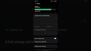 One UI 3 Battery Usage Not Showing (Temporary Fix) 