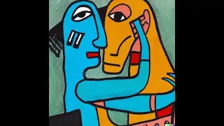 A story turned into artwork by AI