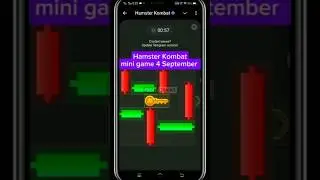 Hamster Kombat Mini Game 4 September #shorts