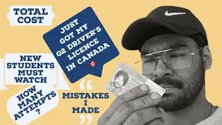 This is how I cleared my G2 Canadian Drivers's Licence, Easy or hard ? My mistakes ? Attempts ?