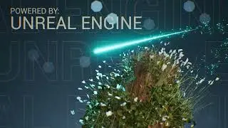 Unreal Engine 5.4  Motion Design - Growth Effect using #Megascans #Niagara