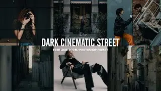 Dark Cinematic Street Lightroom Preset | Moody Teal & Orange Edit