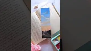 Easy gouache diy bookmark ✨ #bookmark #diybookmark #art #gouache #diy #crafts