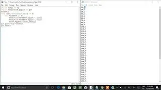 Plotting graph using matplotlib in python
