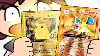 Opening GOLD Pokemon Cards