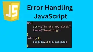 Learn JavaScript Error handling(JavaScript tutorial #22)