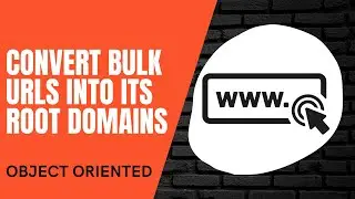 How To Get Root Domains From Bulk URLs ( Extract domains )