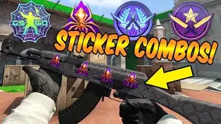 CS:GO - Operation Shattered Web Sticker Combos! (NEW COLLECTION SKINS!)