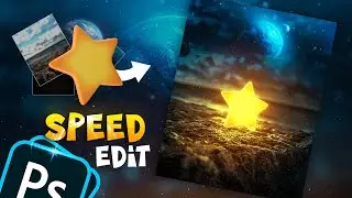 Glowing Star | FREE PSD & STOCKS | Speed edit
