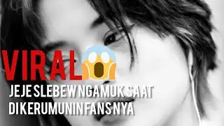 viral jeje slebew ngamuk saat di kerumuni fans nya //