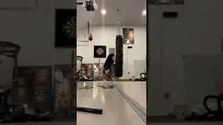 Brian 'Boom' Kelleher UFC hitting the heavy bag
