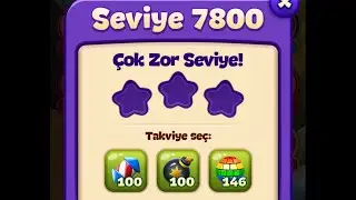 TOON BLAST LEVEL 7800 - NO BOOSTER