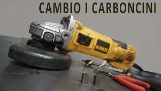 I change the carbon brushes on my grinder - tool maintenance