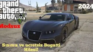 GTA 5 Sınırsız Bugatti Hilesi! (2024 - Modsuz) PS - PC - Xbox