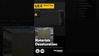UE QuickTips | Materials - Desaturation