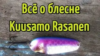 Колеблющаяся блесна Kuusamo Rasanen. Хорошая блесна для щуки