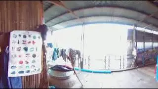 Exploring a Cambodian stilted house (360) | Caroline on Crack
