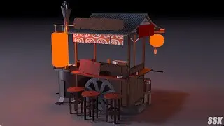 Small Shop (V-Ray Render)