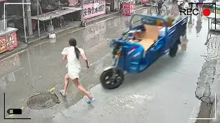 Удивительные моменты, снятые на камеру видеонаблюдения