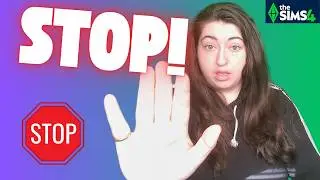 🚨DO NOT UPDATE🚨 | The Sims 4 Mod Disaster