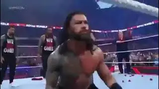 Sami Zayn Hits Roman With A Chair | #wwe #wwesmackdown #royalrumble #wweraw #shorts