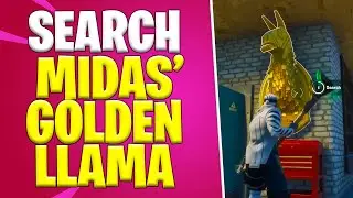 Search Midas' Golden Llama between a Junk Yard, Gas Station, and an RV Campsite | Fortnite Season 2