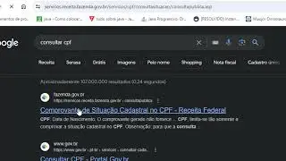 Como saber se o CPF esta regular - receita federal