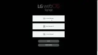 HOW TO USE THE LG WEBOS SIGNAGE SOFTWARE TO REBOOT AND CHANGE PLAY URL REMOTELY