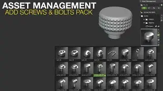 Asset Management - Import Screws & Bolts Pack (Blender 2.8)