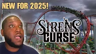 I didn’t see this coming! My thoughts on Cedar Point NEW for 2025 roller coaster Siren's Curse