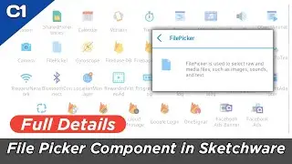 How to use Filepicker Component in sketchware 