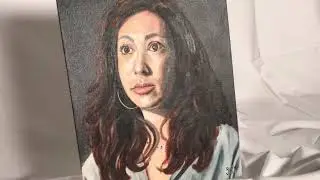 Portrait Painting. Los Angeles. The Stolen Art.