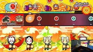 No Way Back (Full Combo, Hard) [Taiko no Tatsujin: Drum 'n' Fun!]