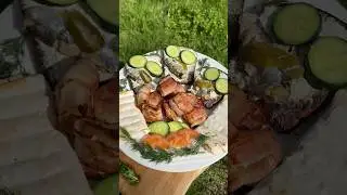 3 лучших закуски на мангале🔥 #рецепты #готовка #шашлык #перекус #минск