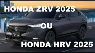 HONDA HRV 2025 OU HONDA ZRV 2025 COMPARATIVO