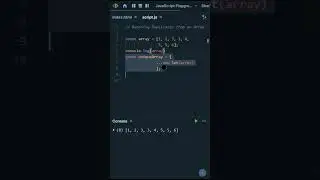 Removing Duplicates from an Array 