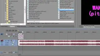 Sony Vegas Tutorial || How to Pitch-Shift a Song