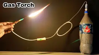 DIY Gas Torch || Acetylene Gas Flame || How To Make Gas Torch